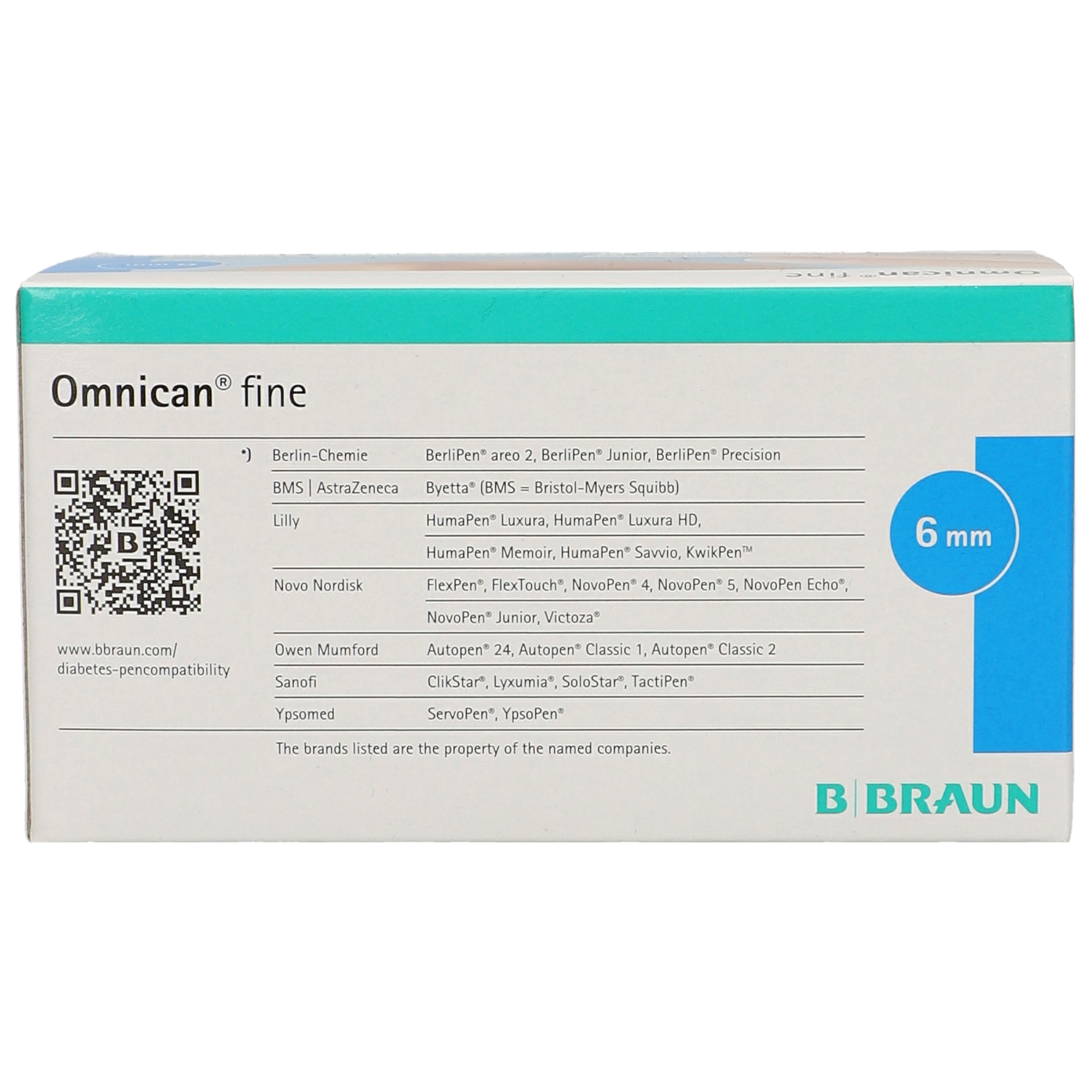 Omnican® fine Pen-Kanüle 31 G 0,25 x 6 mm