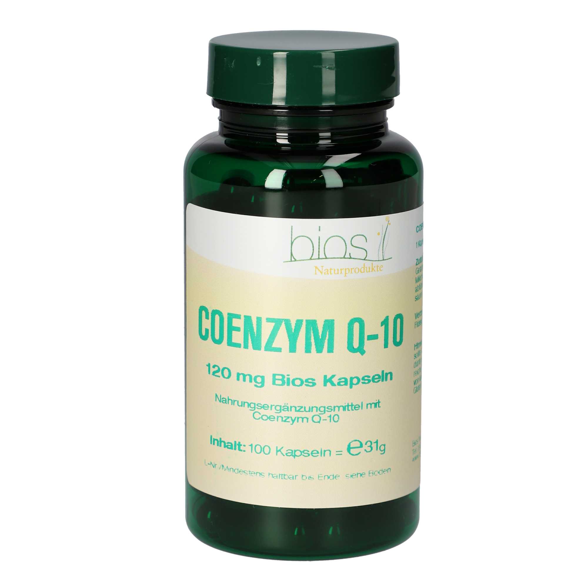 Coenzym Q-10 120 mg Kapseln Coenzym Q-10 120 mg Kapseln