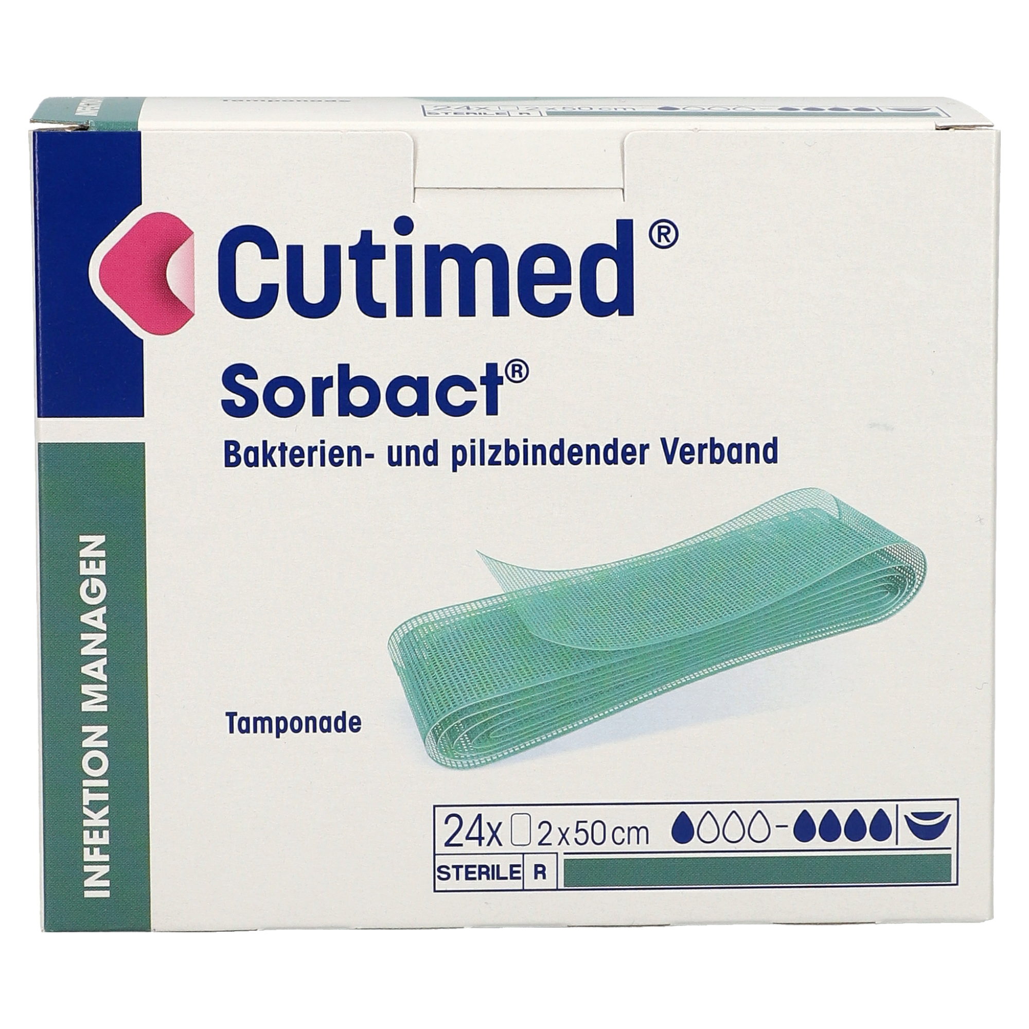 Cutimed® Sorbact® Tamponaden 2 x 50 cm