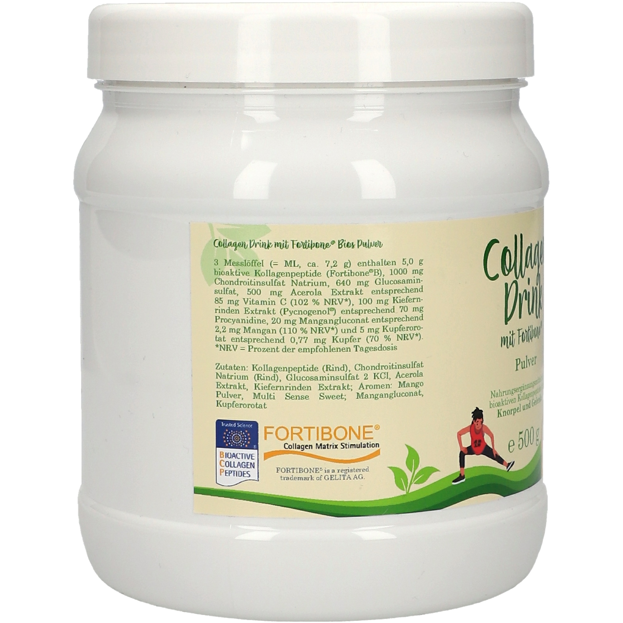 Collagen-Drink Fortibone® Mango Pulver