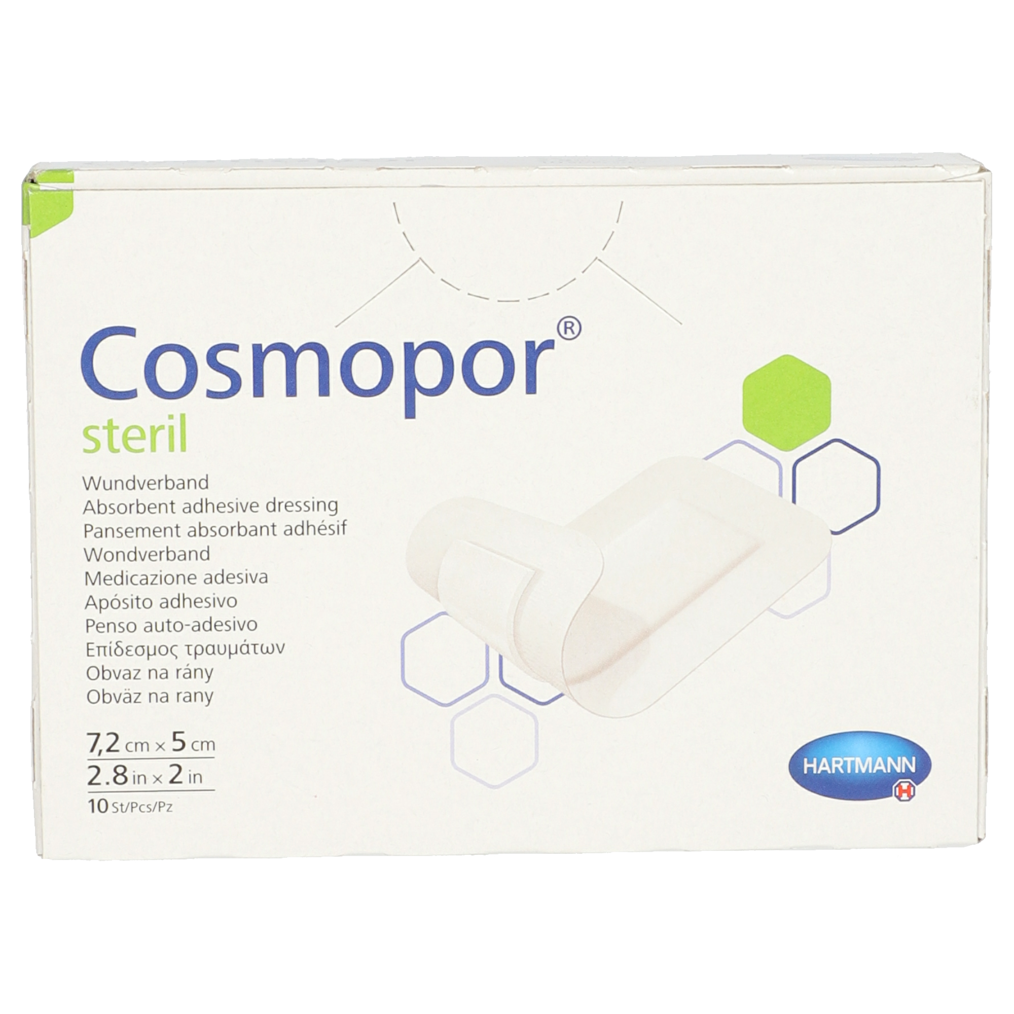 Cosmopor® steril Wundverband 7,2 x 5 cm Cosmopor® steril Wundverband 7,2 x 5 cm