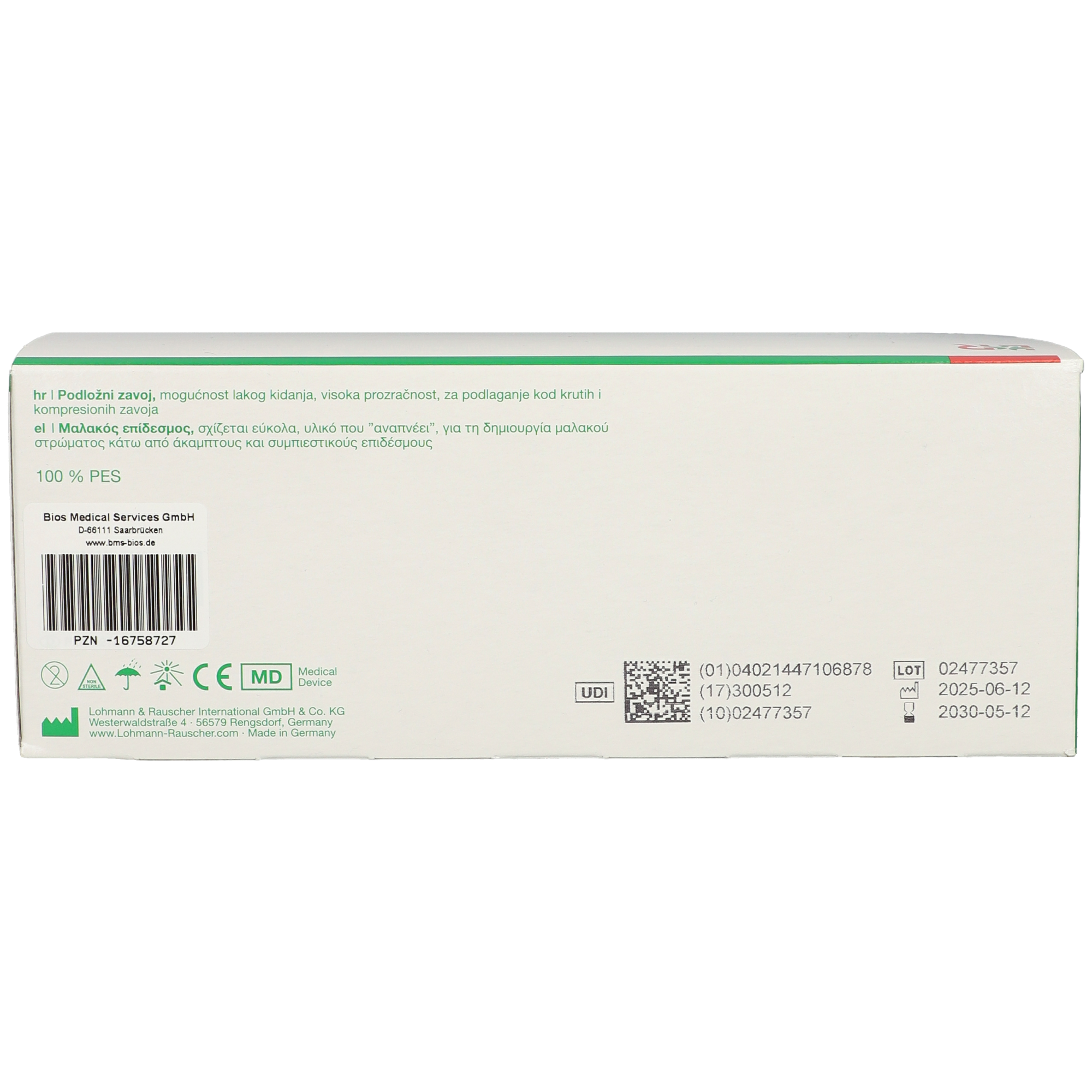 Cellona® Synthetikwatte 10 cm x 3 m