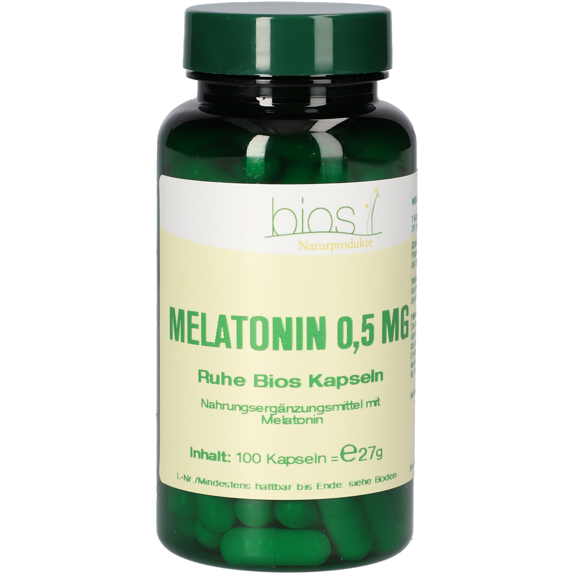 Melatonin 0,5 mg Ruhe Kapseln Melatonin 0,5 mg Ruhe Kapseln