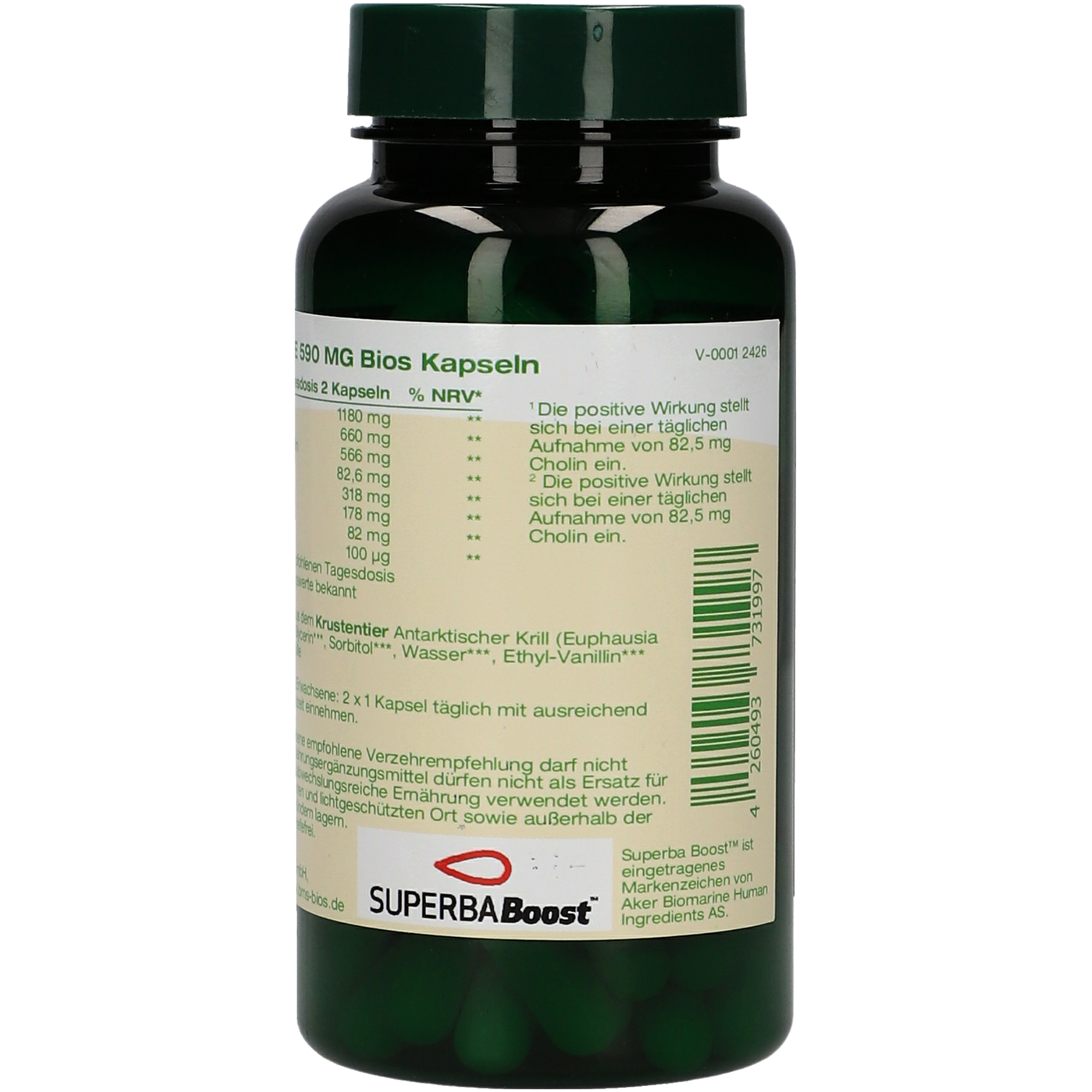 Krillöl forte 590 mg Kapseln