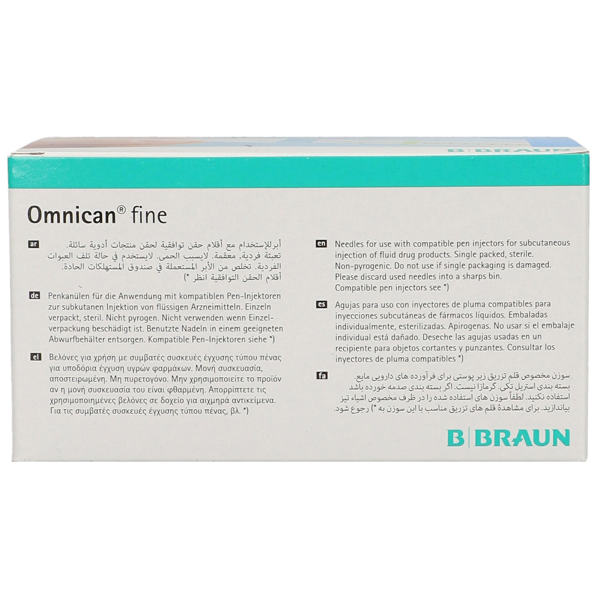 Omnican® fine Pen-Kanüle 31 G 0,25 x 6 mm