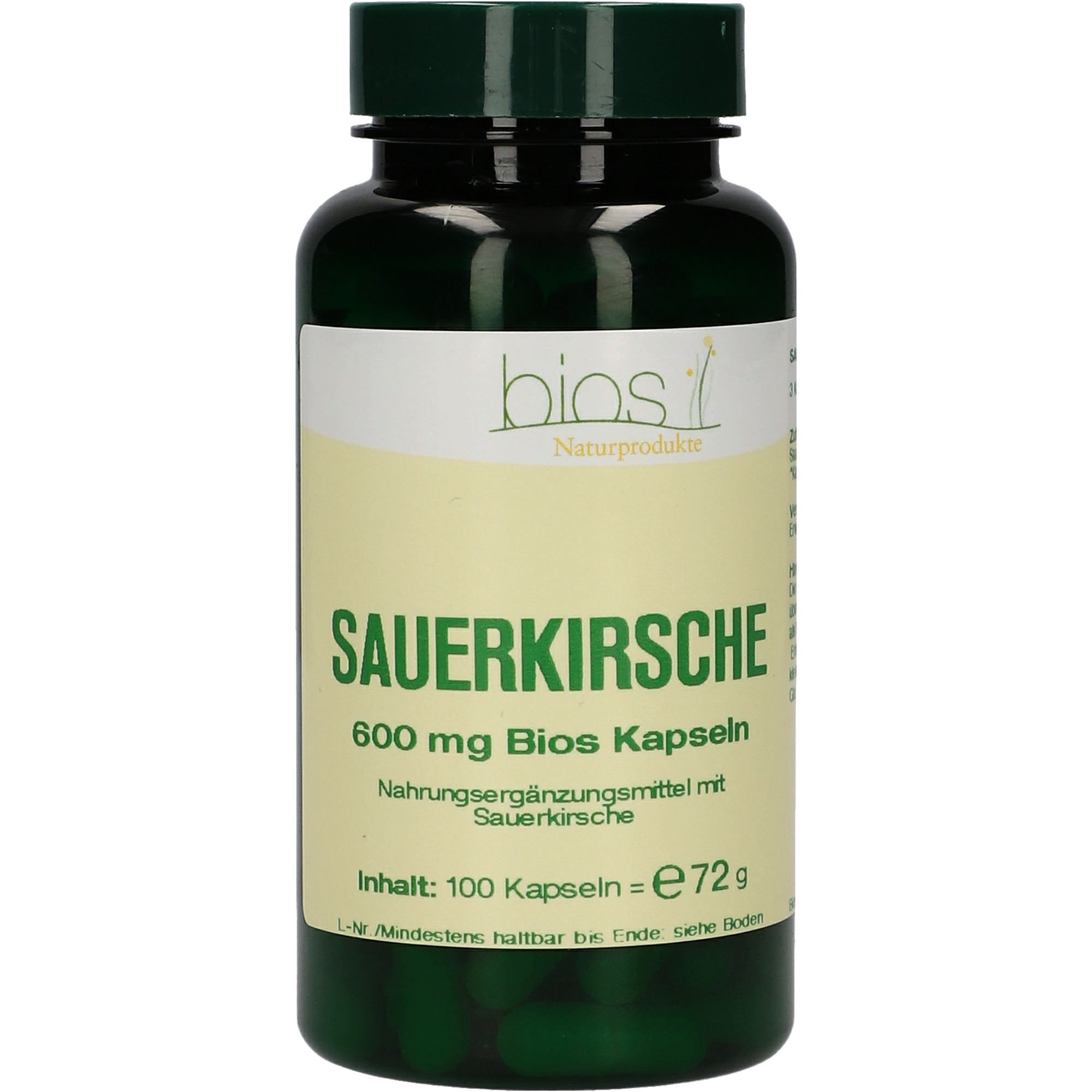 Sauerkirsche 600 mg Kapseln