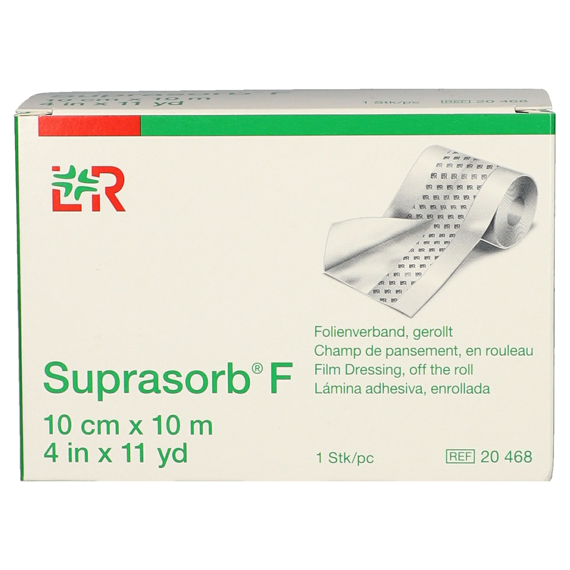 Suprasorb® F Folien Wundverband 10 cm x 10 m unsteril Rolle