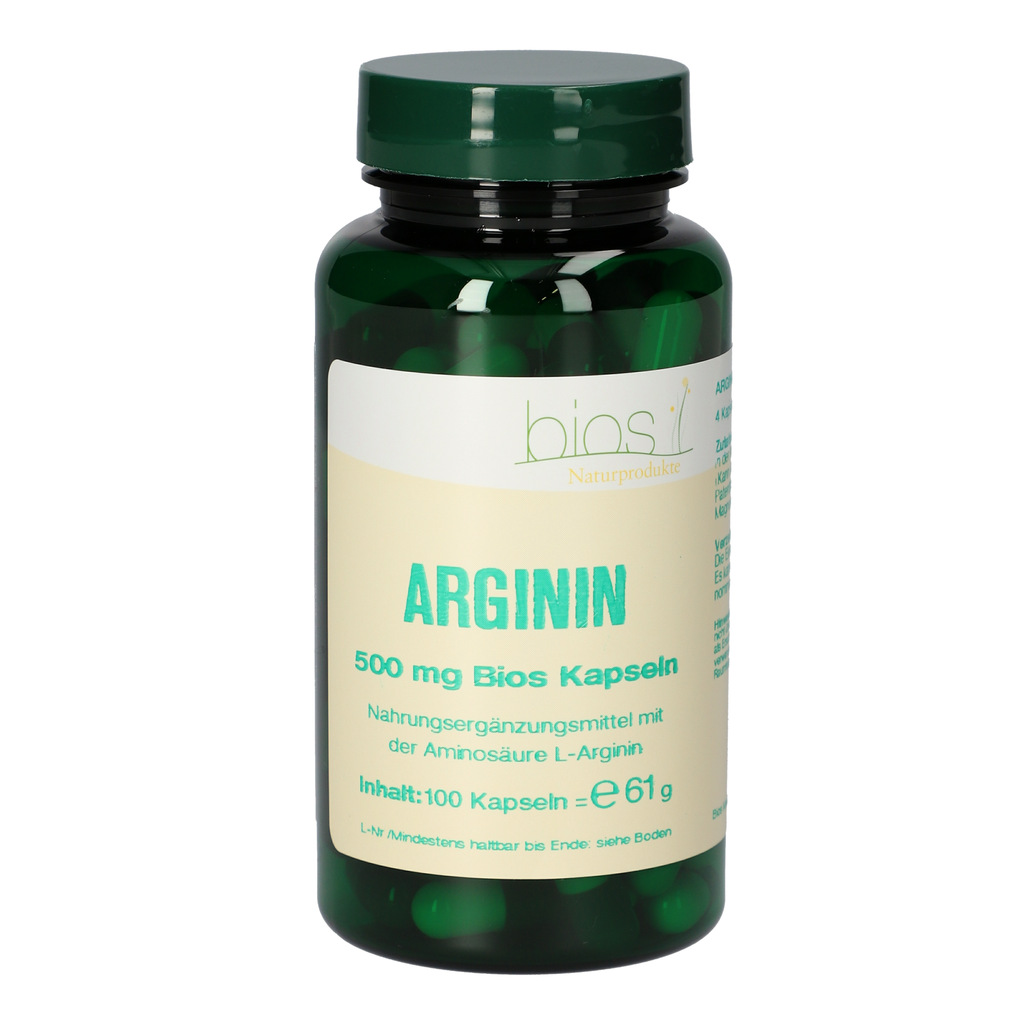 Arginin 500 mg Kapseln