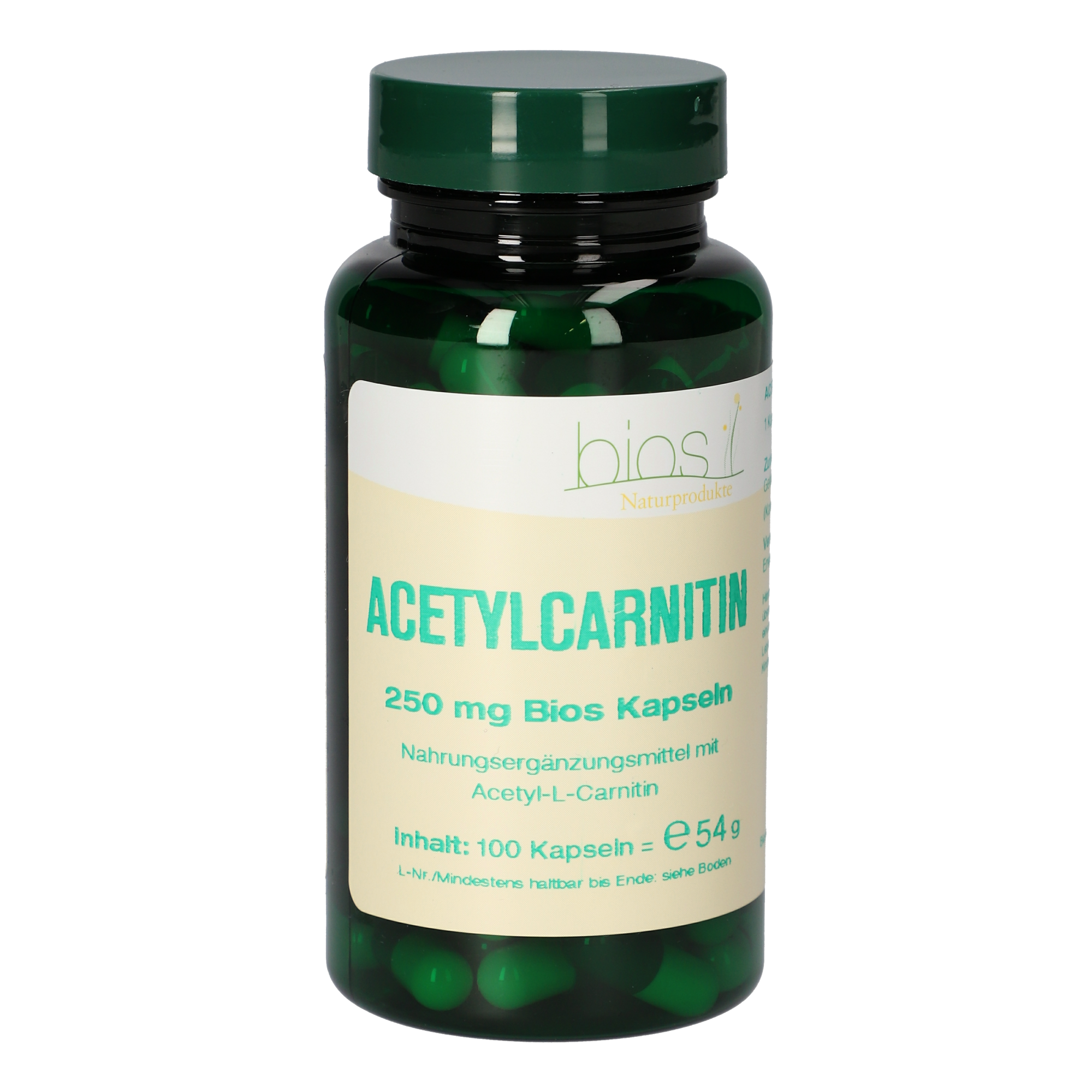 Acetylcarnitin 250 mg Bios Kapseln