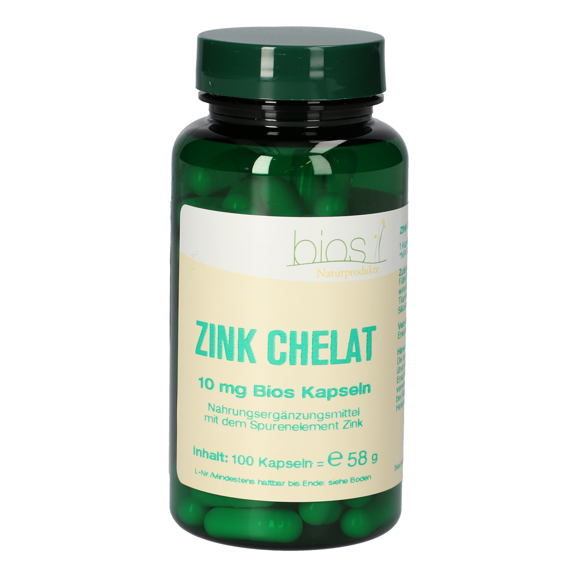 Zink Chelat 10 mg Kapseln