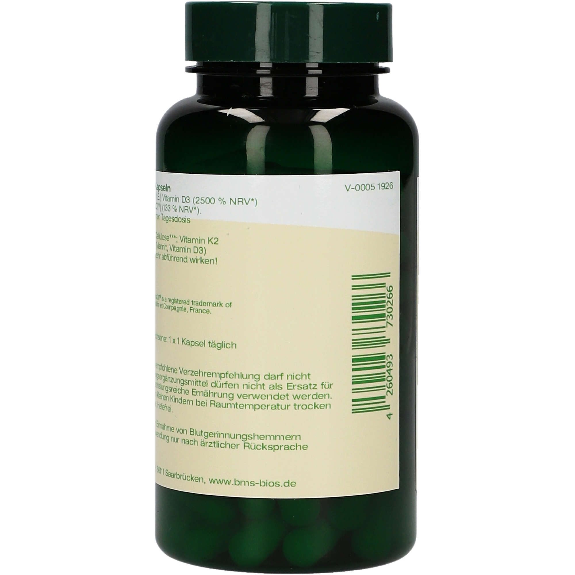 Vitamin K2 + D3 Kapseln