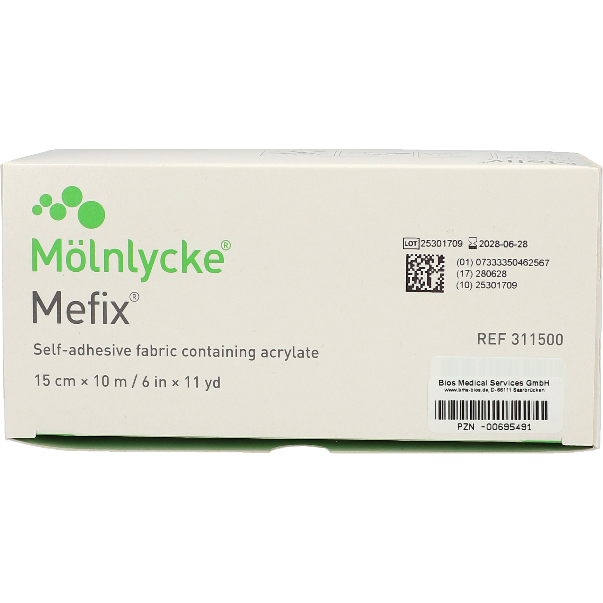 Mefix® Fixiervlies 15 cm x 10 m