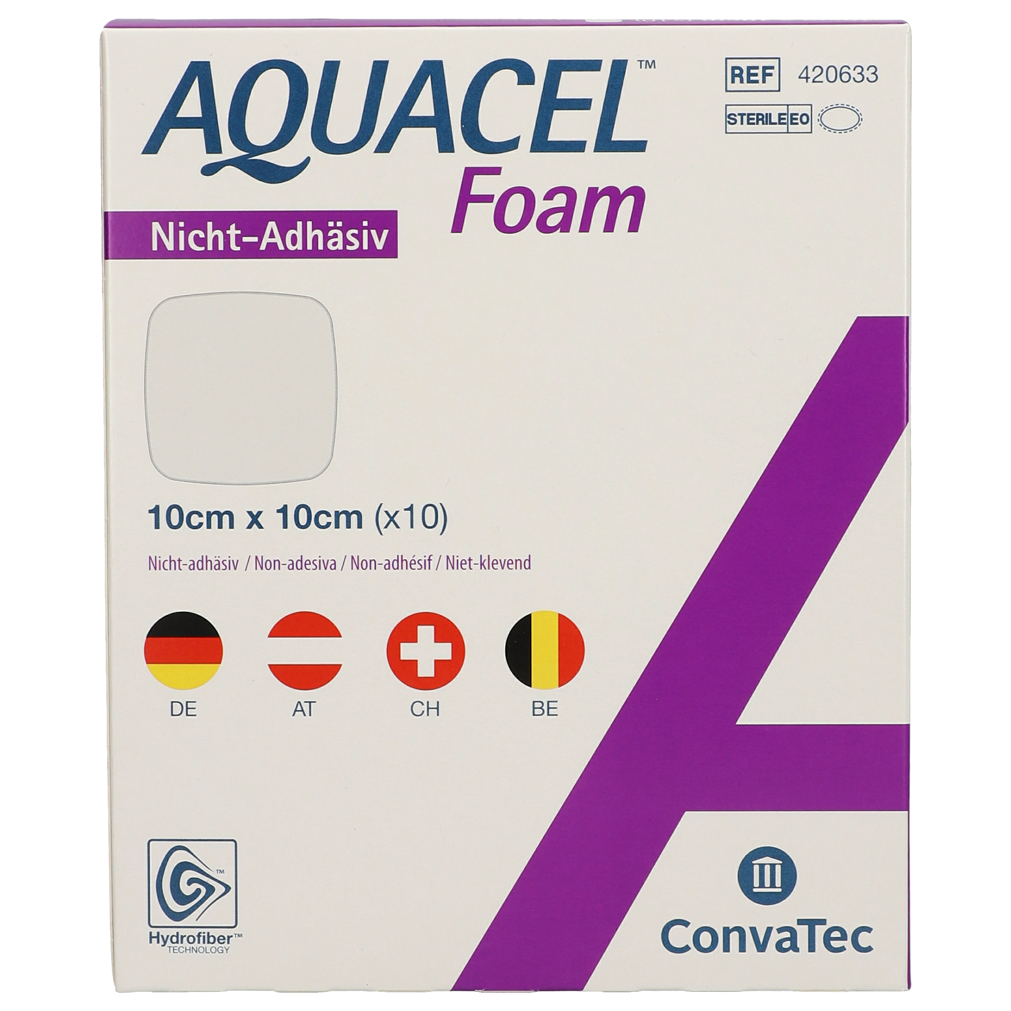 Aquacel® Foam nicht adhäsiv 10 x 10 cm Schaumverband