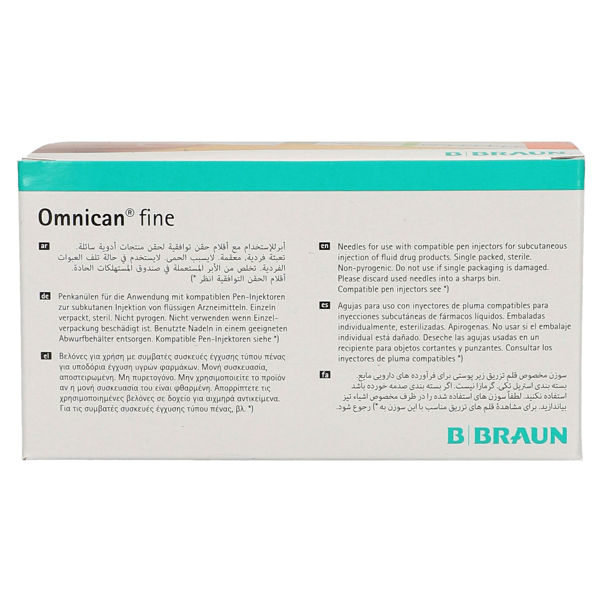 Omnican® fine Pen-Kanüle 31 G 0,25 x 8 mm