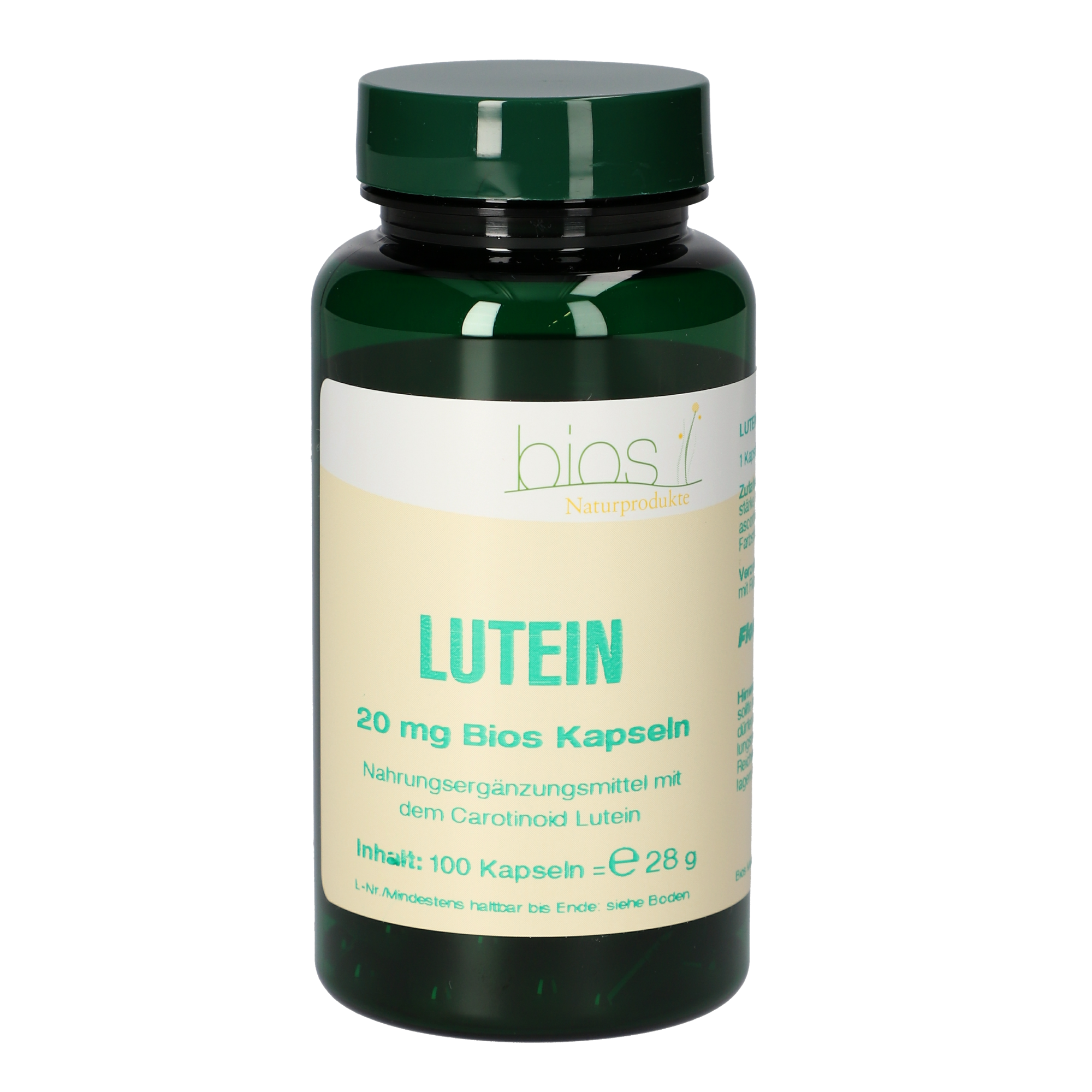 Lutein 20 mg Kapseln Lutein 20 mg Kapseln