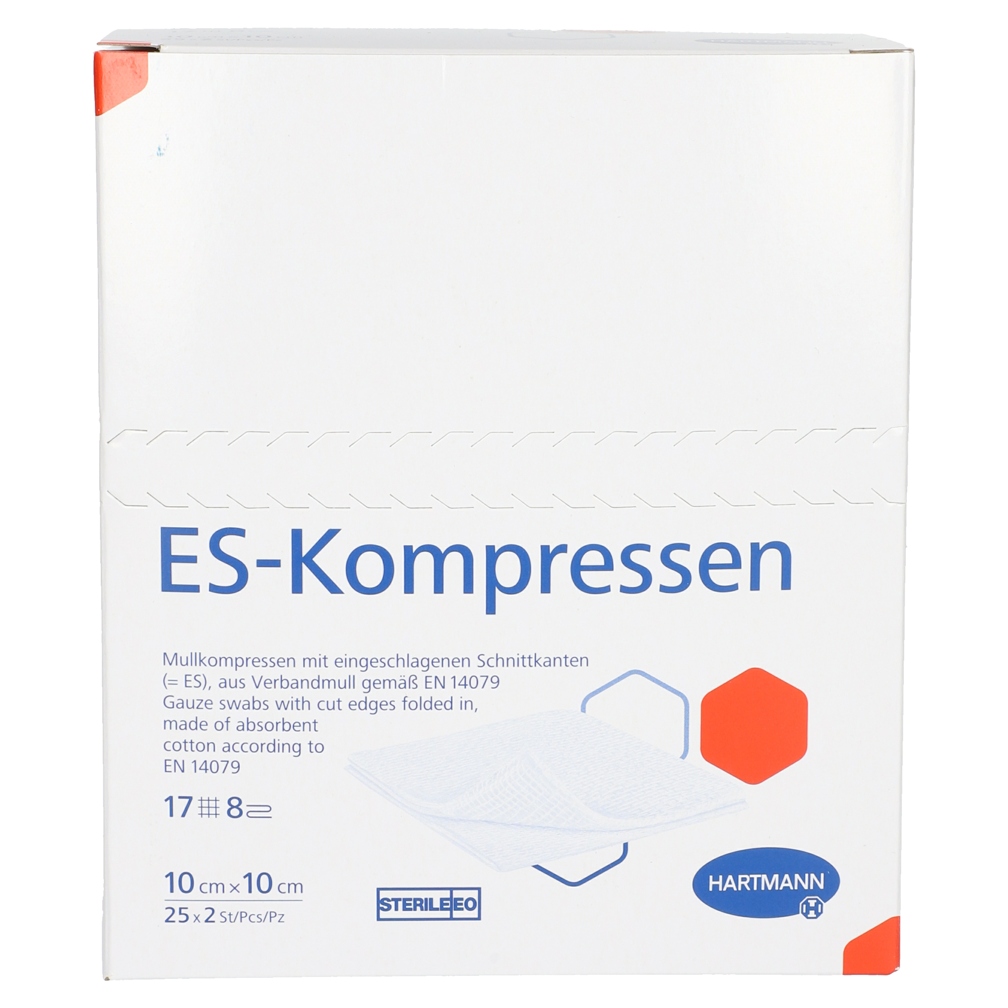 ES-Kompressen steril 10 x 10 cm ES-Kompressen steril 10 x 10 cm
