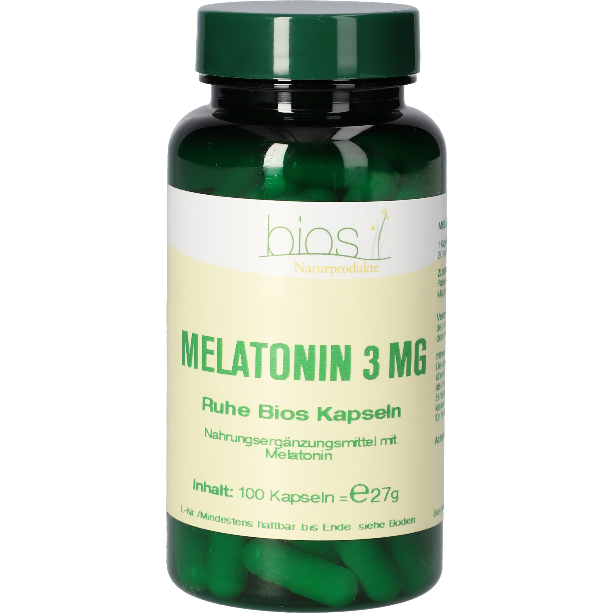 Melatonin 3 mg Ruhe Kapseln Melatonin 3 mg Ruhe Kapseln