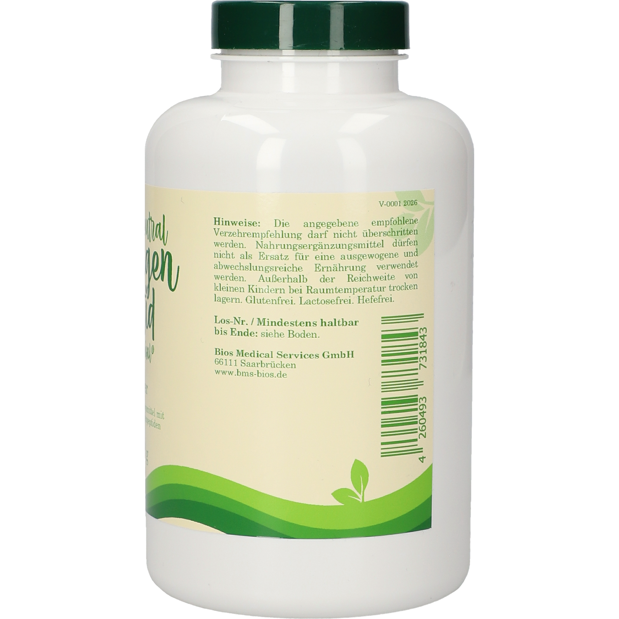 Collagen Peptid Neutral Pulver