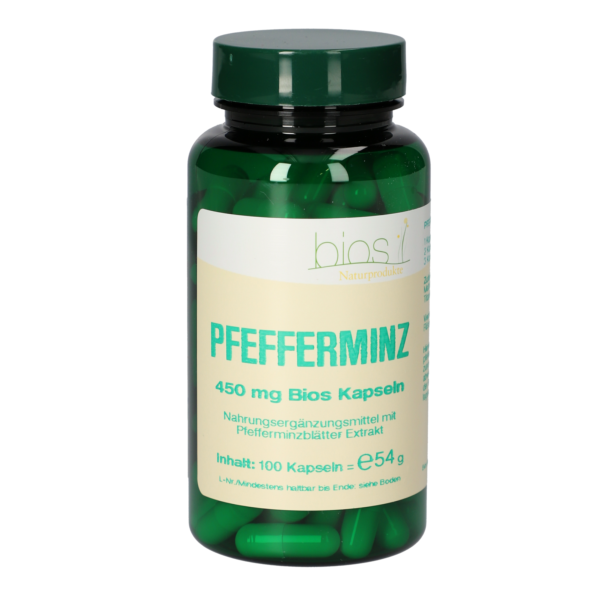 Pfefferminz 450 mg Kapseln