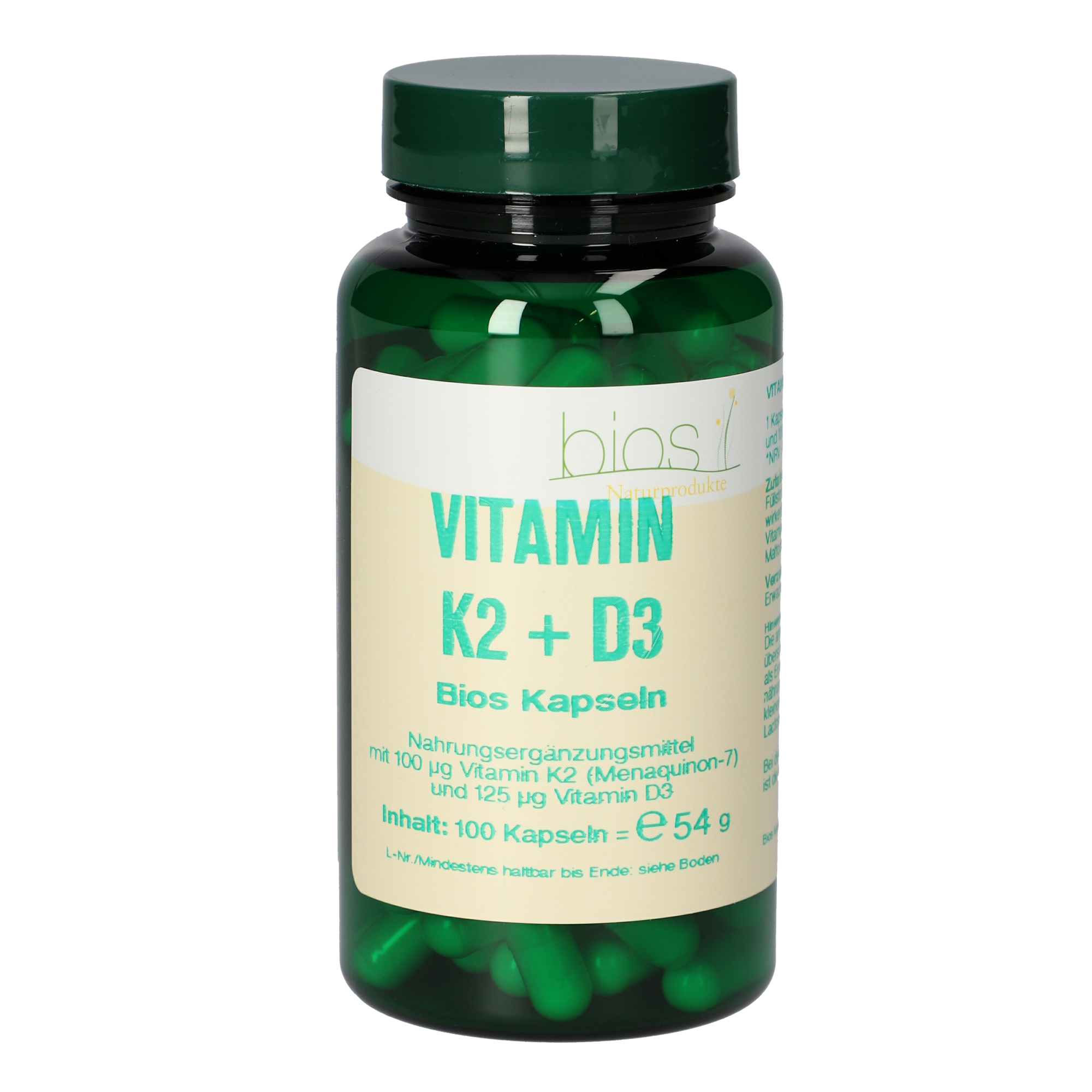 Vitamin K2 + D3 Kapseln