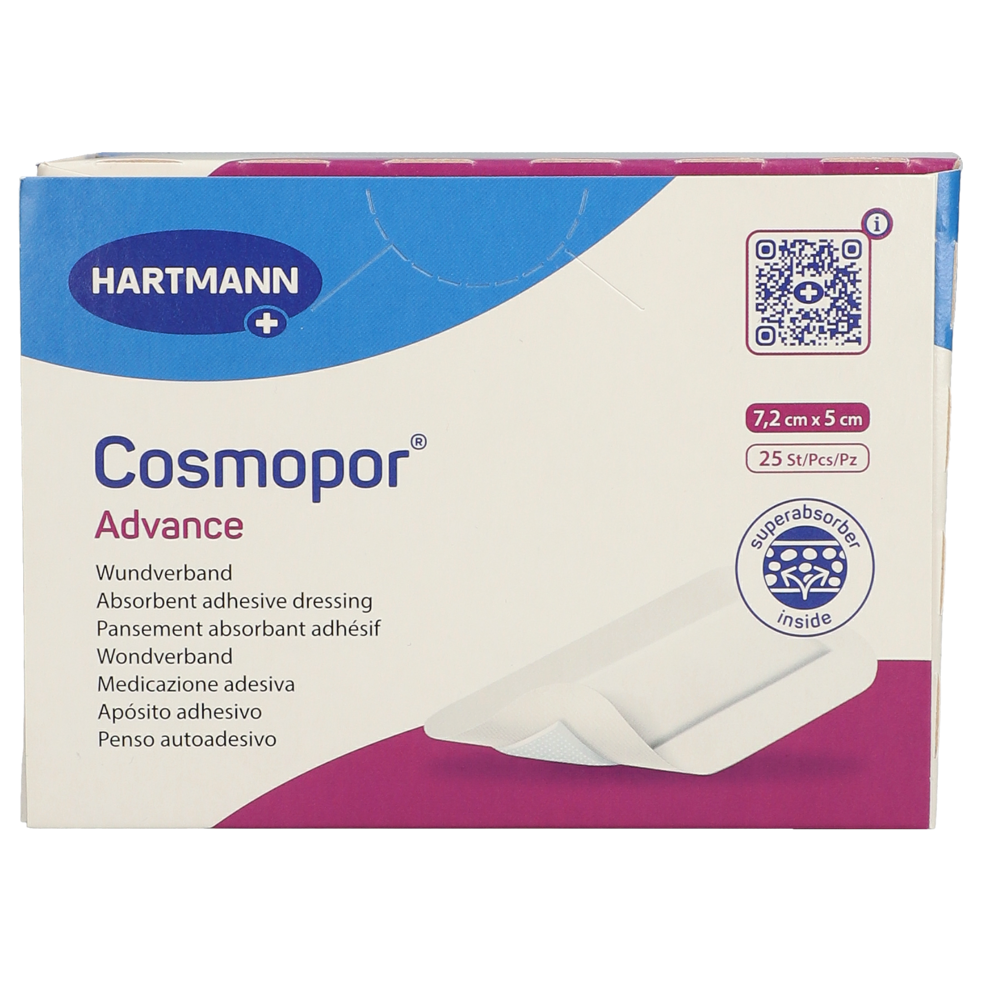 Cosmopor® Advance Wundverband 5 x 7,2 cm