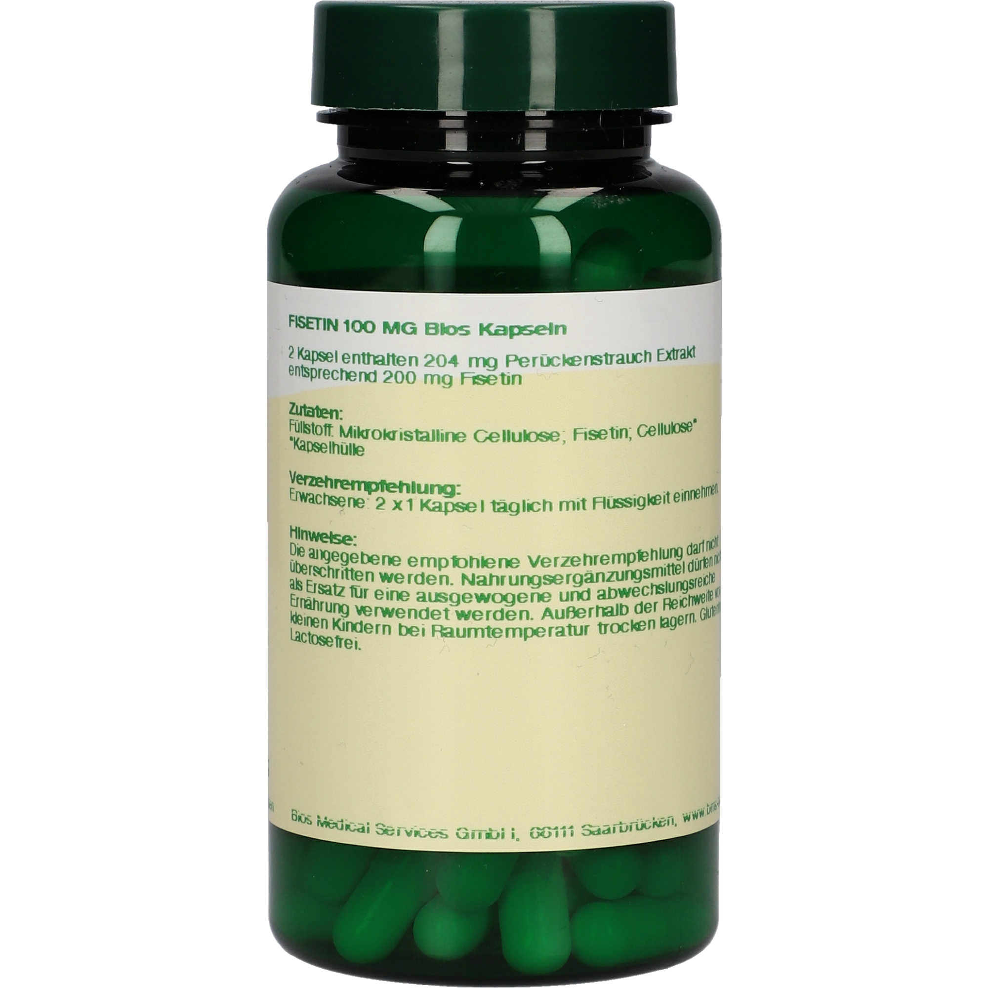 Fisetin 100 mg Kapseln