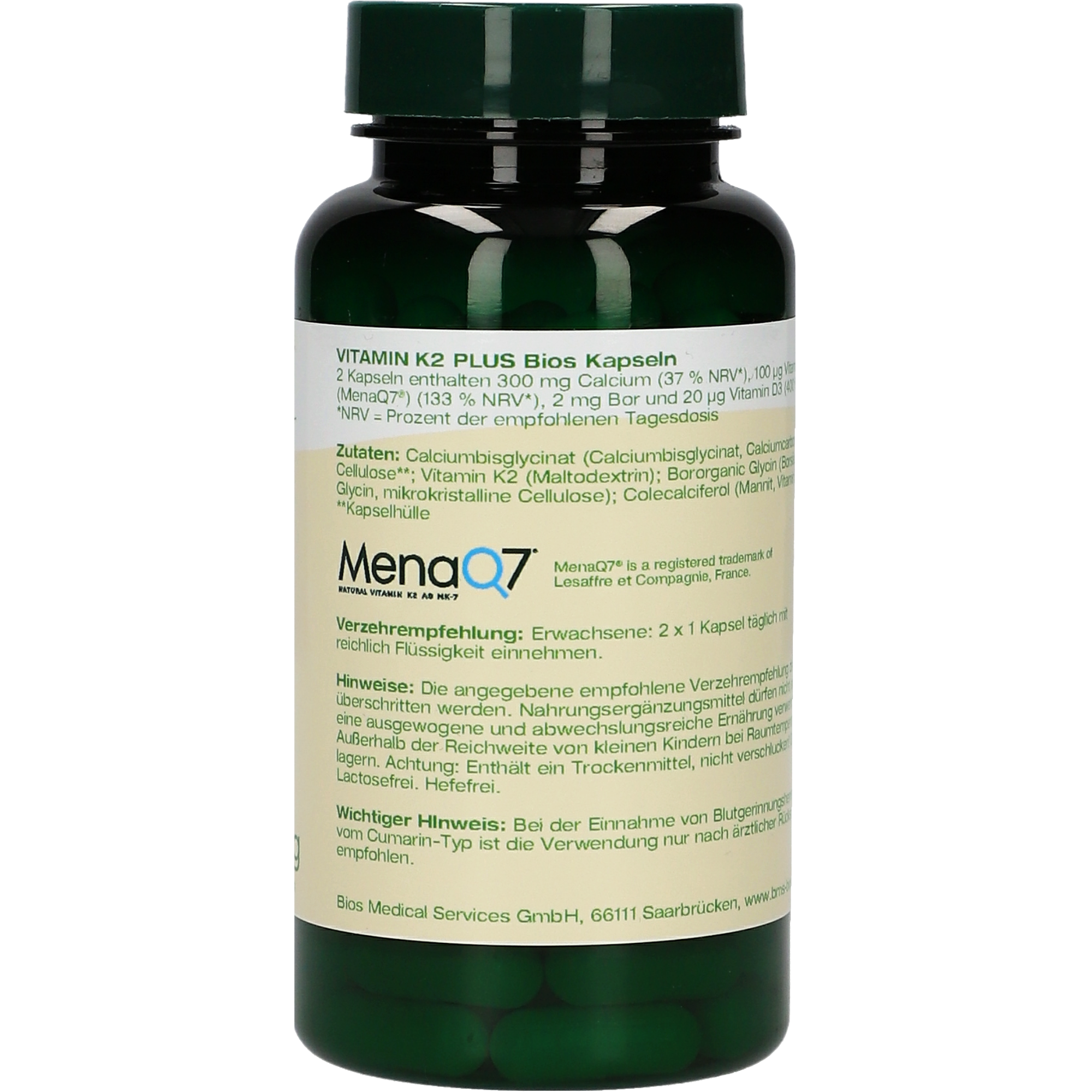 Vitamin K2 Plus Kapseln