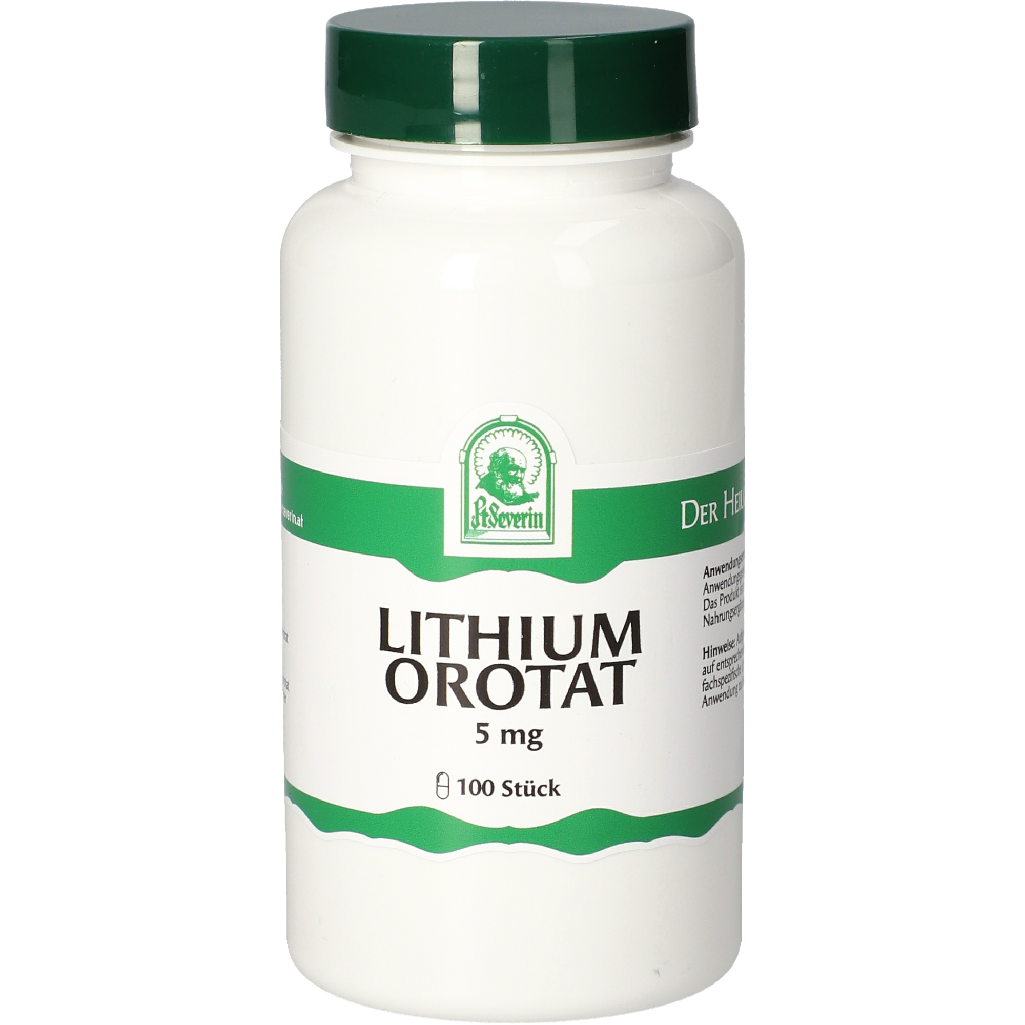 Lithiumorotat 5 mg Pater Severin Kapseln Lithiumorotat 5 mg Pater Severin Kapseln