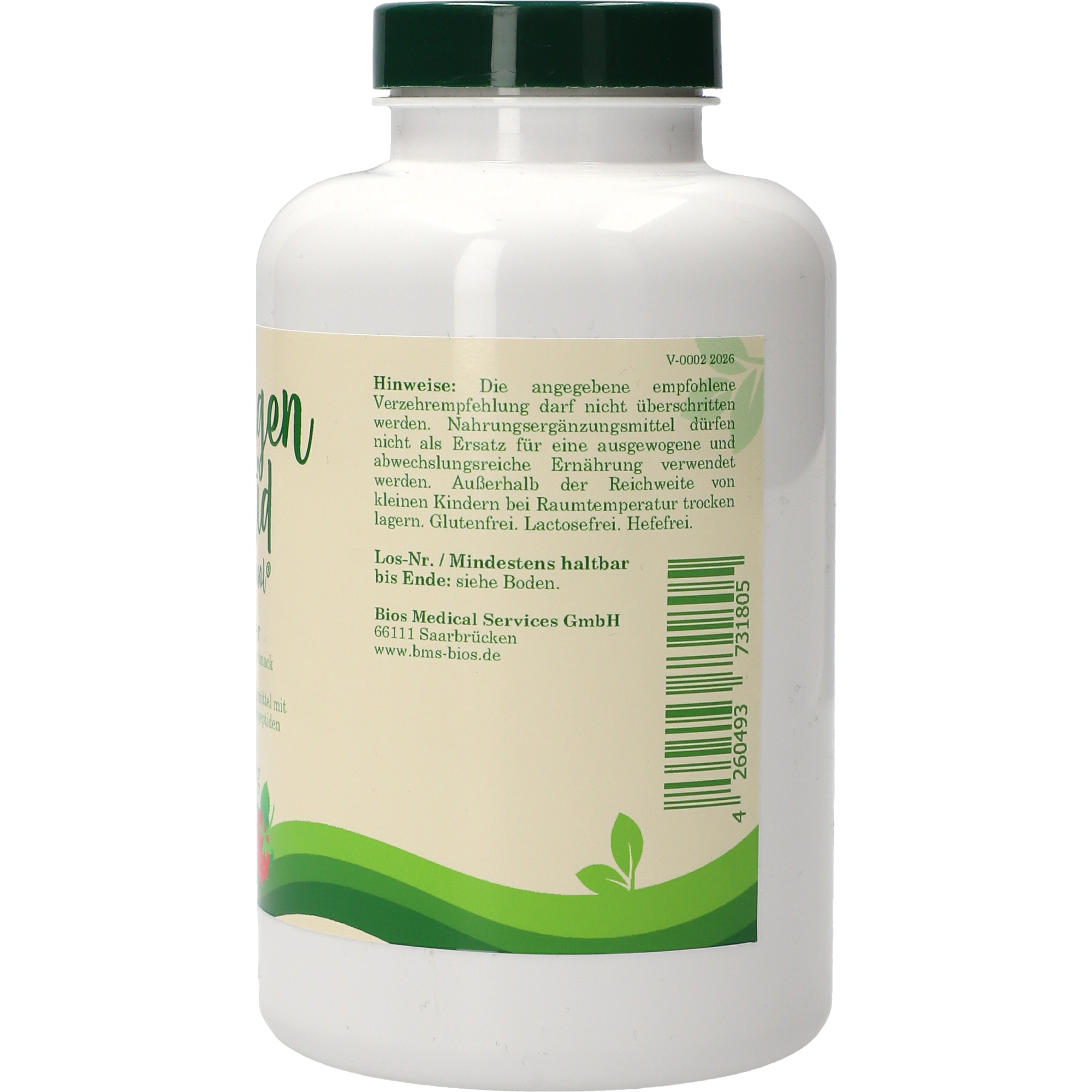 Collagen Peptid Himbeer Pulver