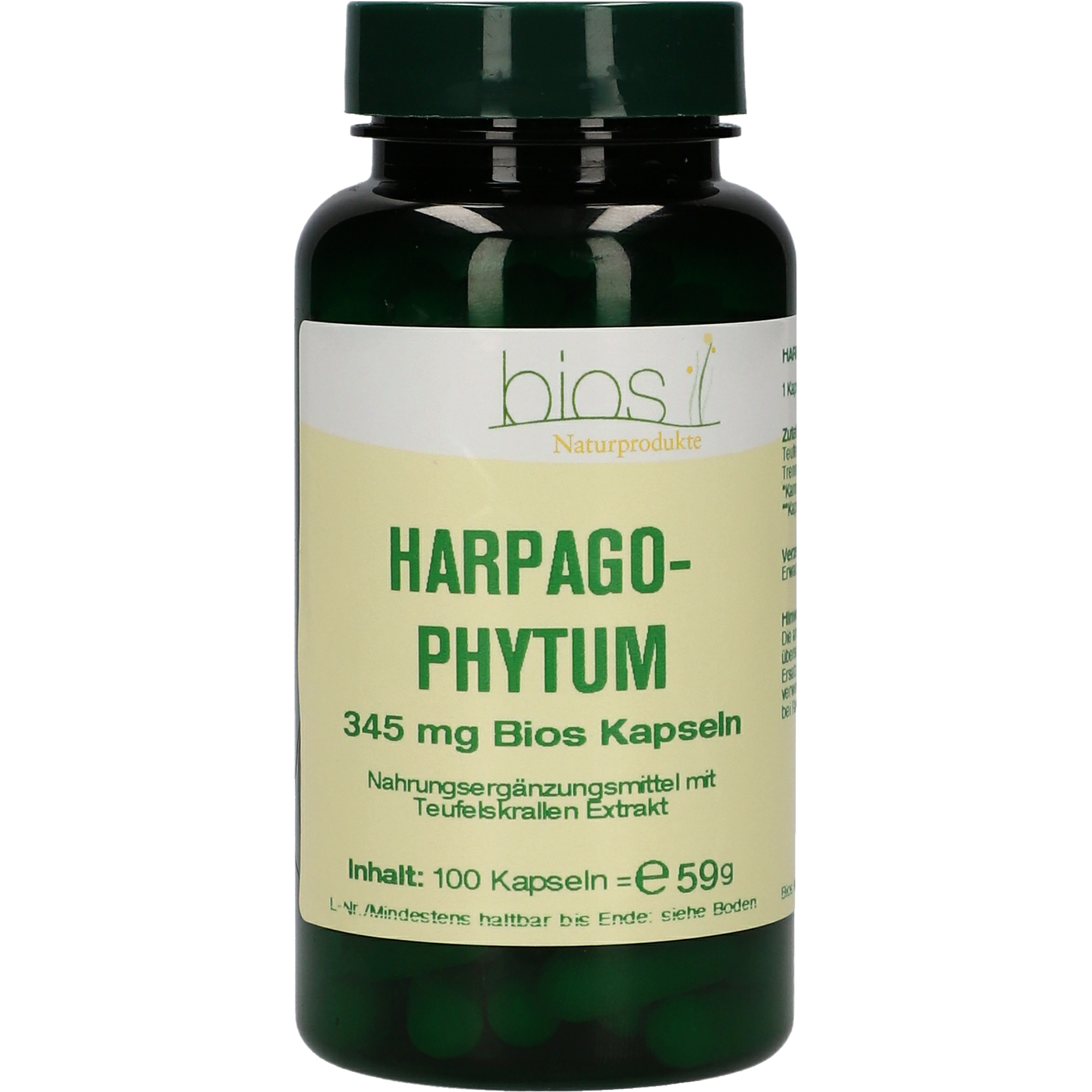 Harpagophytum 345 mg Kapseln