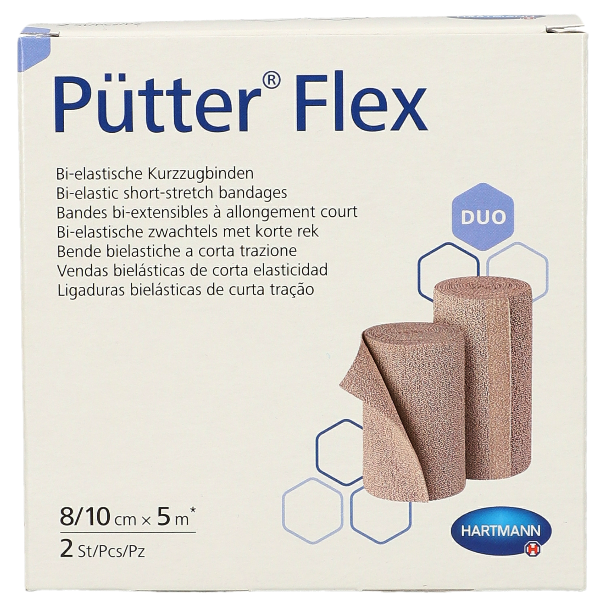 Pütter® Flex Duo Binde 8/10 cm x 5 m