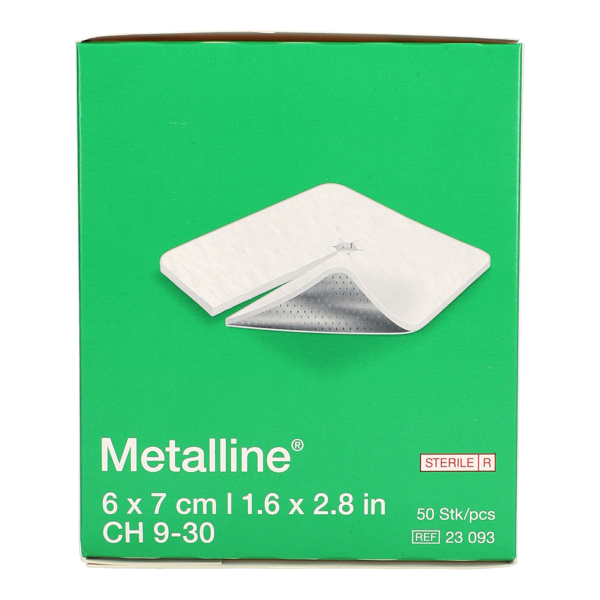 Metalline® Drain Kompressen 6 x 7 cm