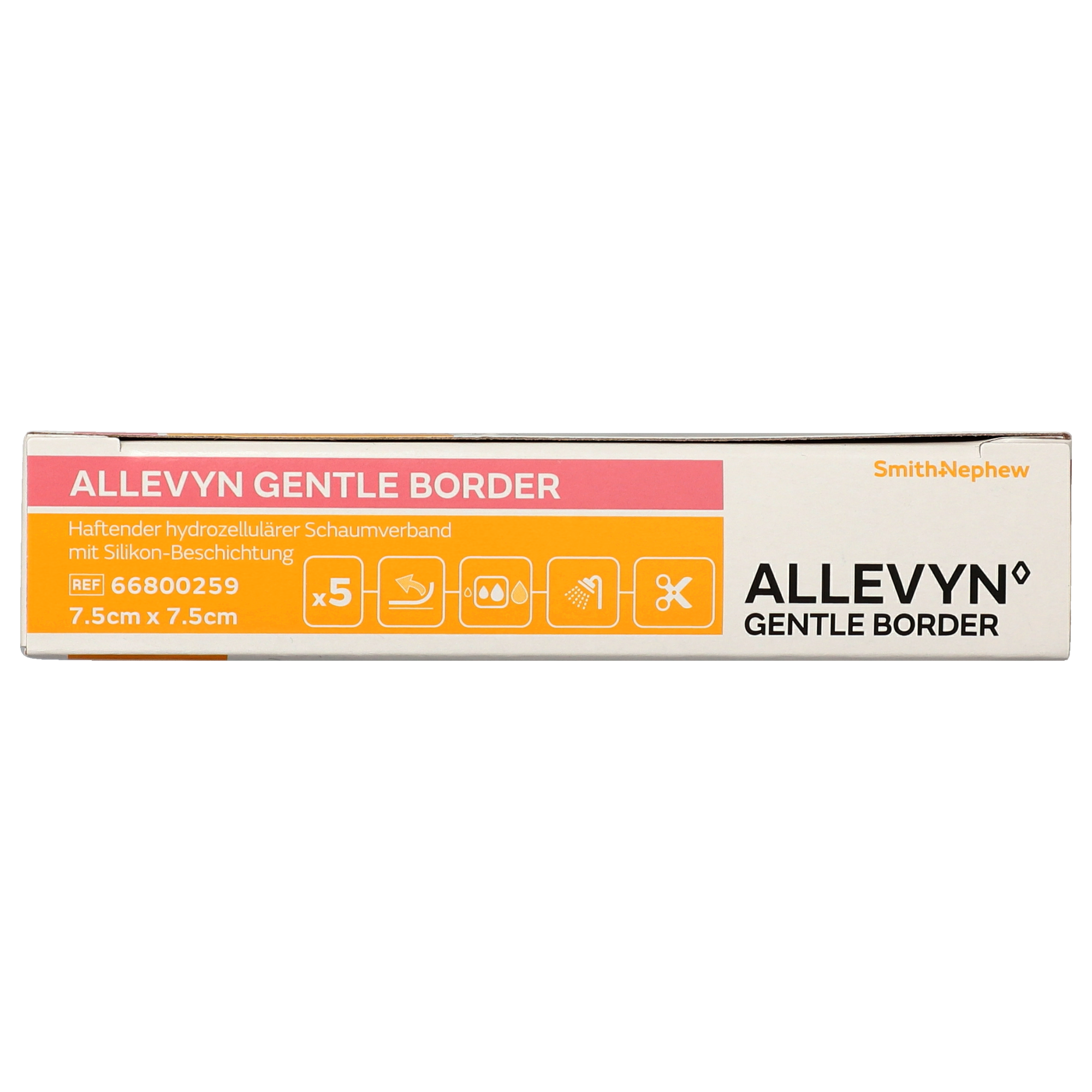 ALLEVYN Gentle Border 7,5 x 7,5 cm Schaumverband