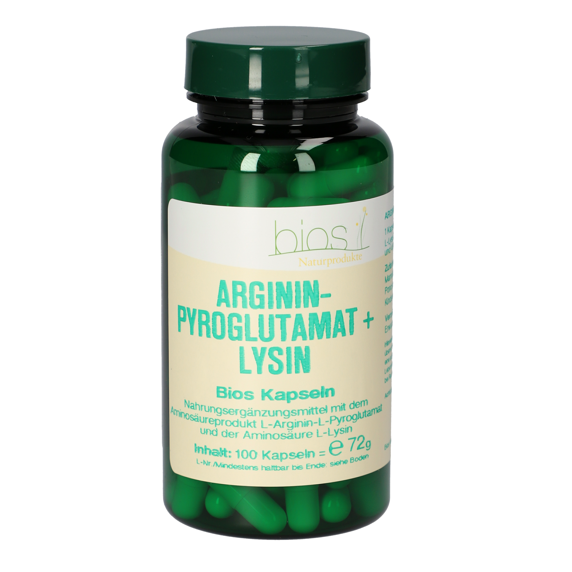 Argininpyroglutamat + Lysin Kapseln