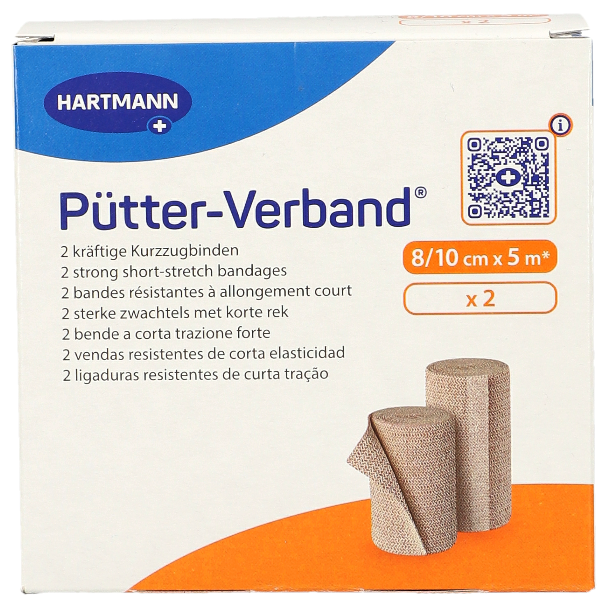 Pütter-Verband® Kurzzugbinde 8/10 cm x 5 m