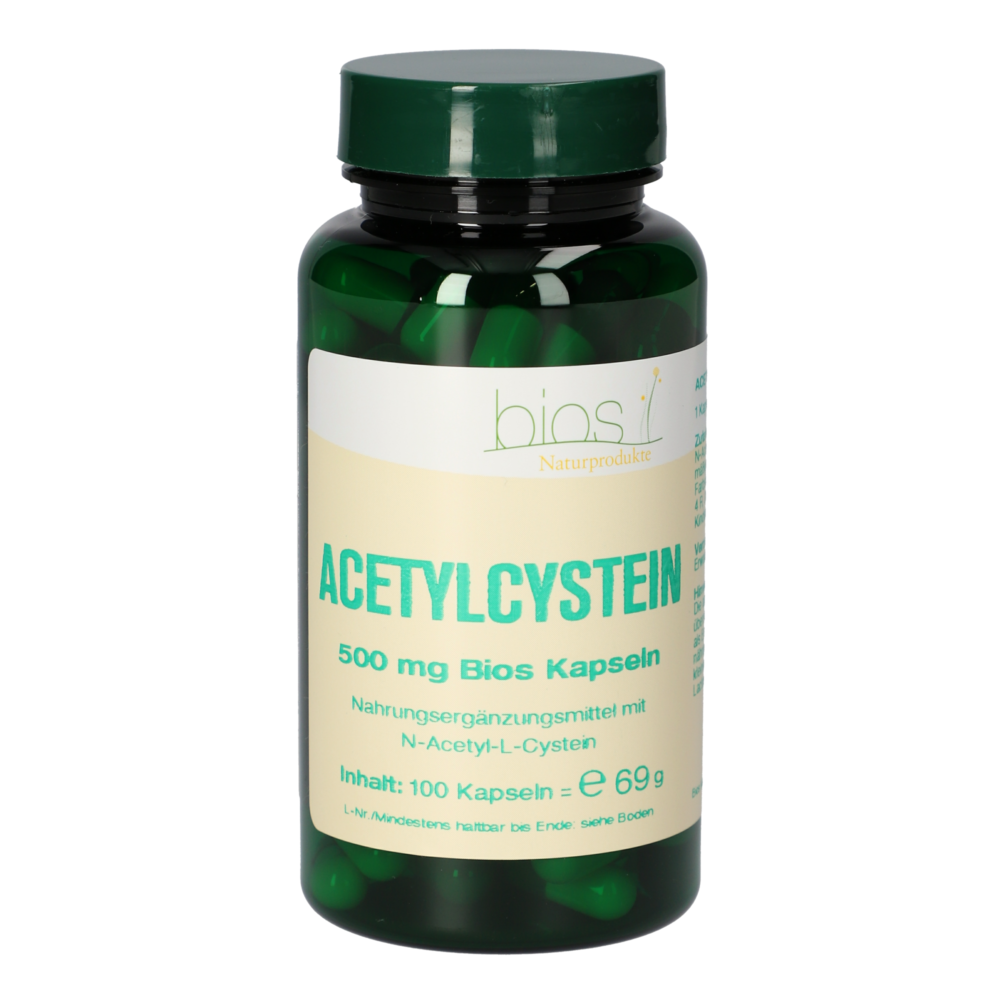 Acetylcystein 500 mg Bios Kapseln