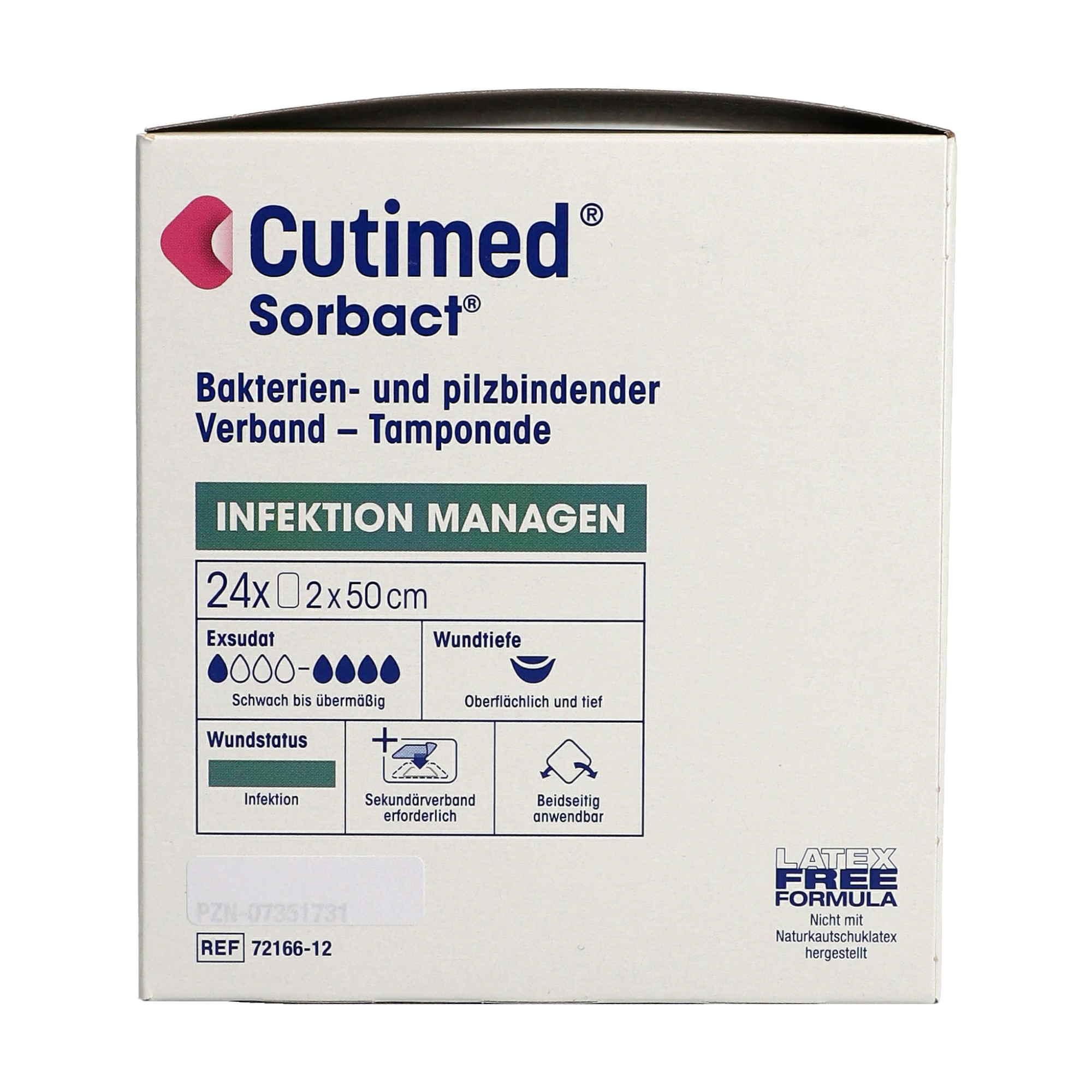 Cutimed® Sorbact® Tamponaden 2 x 50 cm