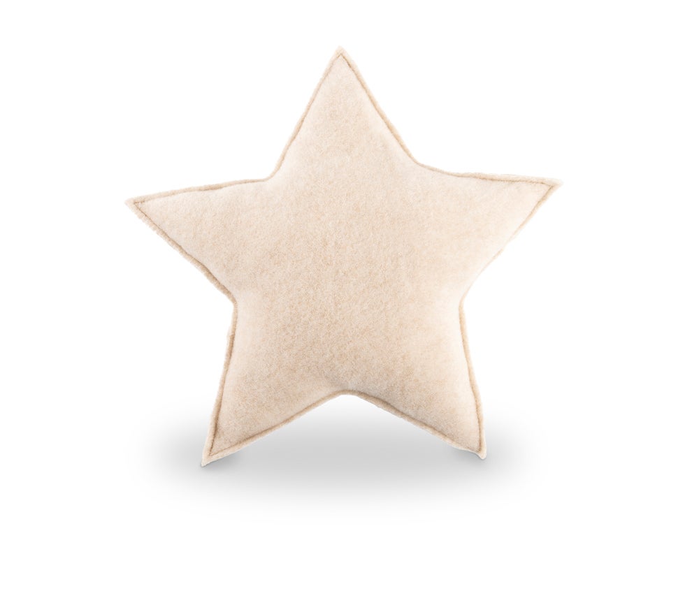 Kissen STERN, BEIGE