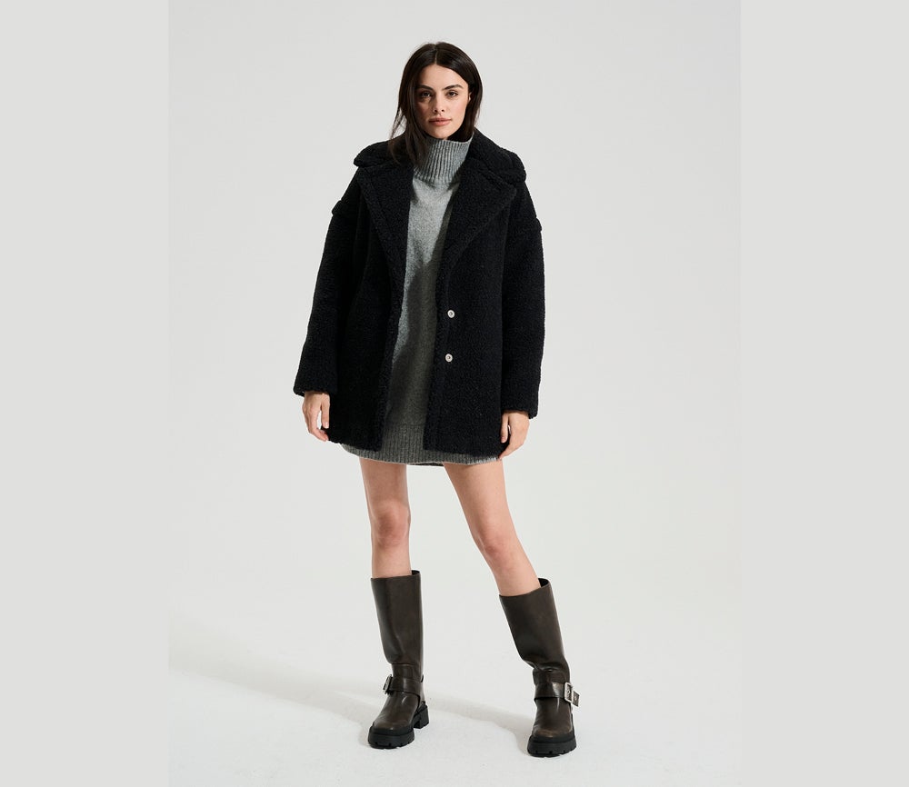 Jacke TEDDY MID Ultra Light, DEEP BLACK Jacke TEDDY MID Ultra Light, DEEP BLACK