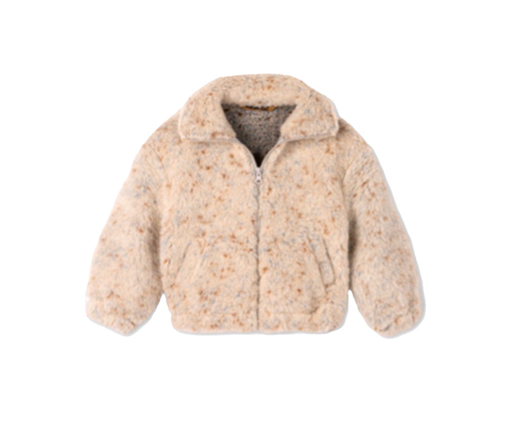 Jacke "BLANCS" JUNIOR, BEIGE MULTI DOTS 