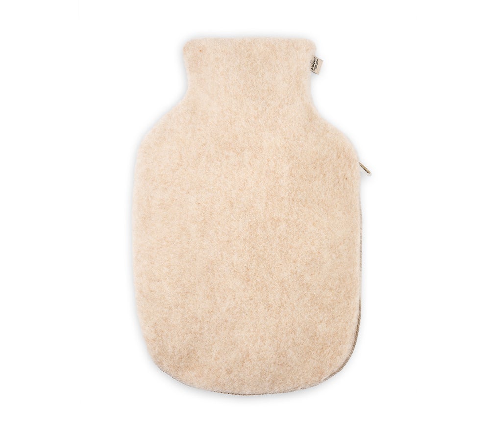 Wärmflaschenbezug, BEIGE Wärmflaschenbezug, BEIGE