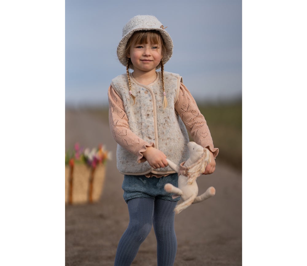 Weste "TYB" Junior, BEIGE MULTI DOTS