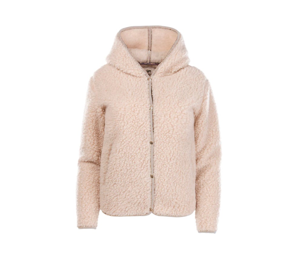 Jacke mit Kapuze "ENGY", BEIGE Jacke mit Kapuze "ENGY", BEIGE
