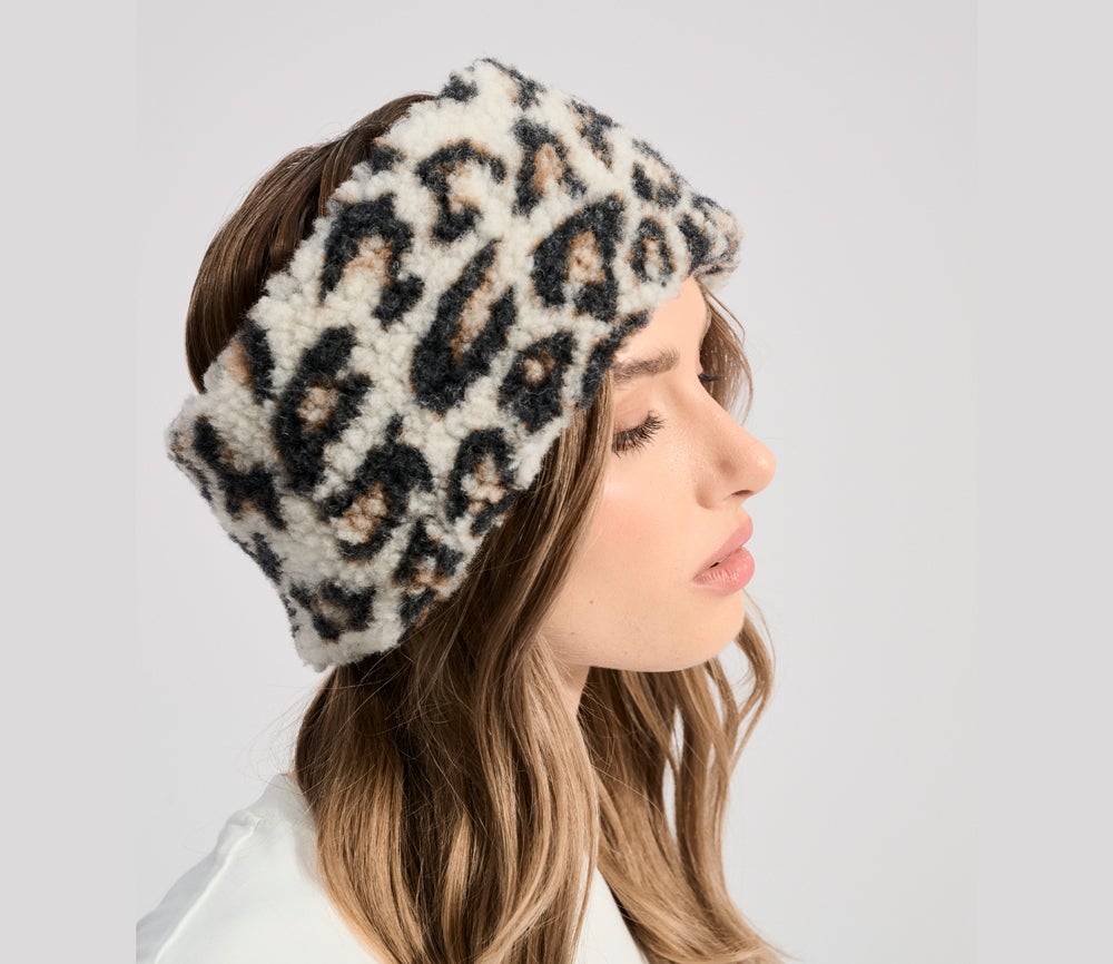 Kopfband "VOVO", Leopard White, LIMITED EDITION Kopfband "VOVO", Leopard White, LIMITED EDITION