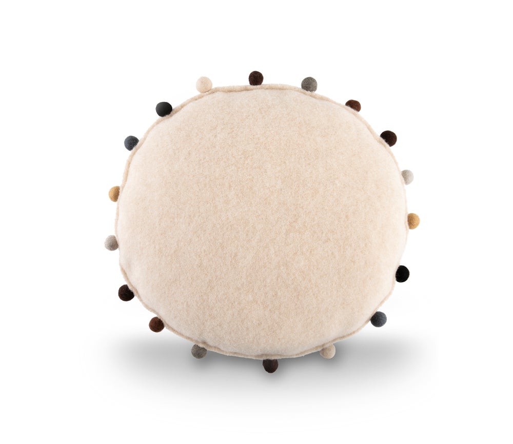 Kissen RUND, BEIGE Kissen RUND, BEIGE