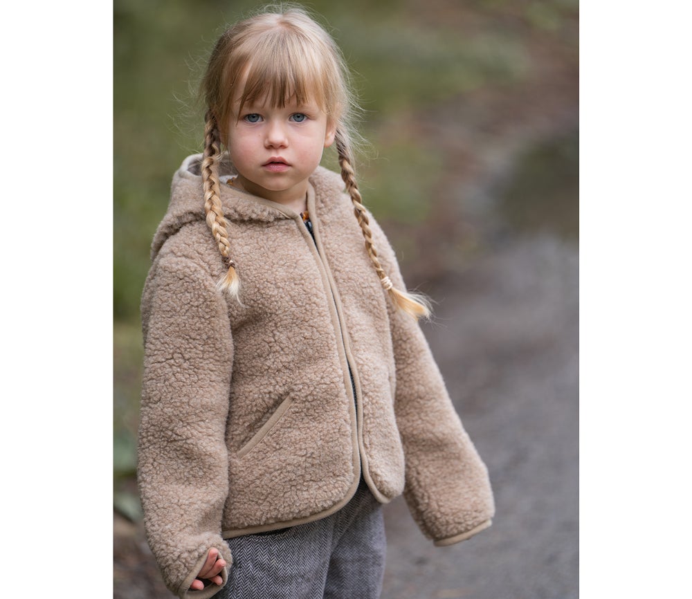 SweaterJacke "YPOS" Junior, TAN, Ultra Light SweaterJacke "YPOS" Junior, TAN, Ultra Light