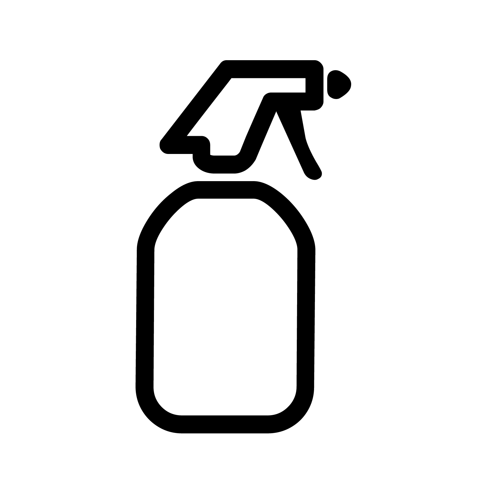 lahvička s rozprašovačem 500 ml