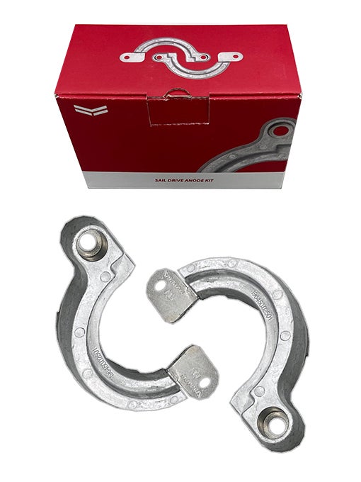 Yanmar original Aluminium Anoden Satz 196450-02501 für alle Saildriveantriebe von Yanmar, Schaft unten Yanmar original Aluminium Anoden Satz 196450-02501 für alle Saildriveantriebe von Yanmar, Schaft unten