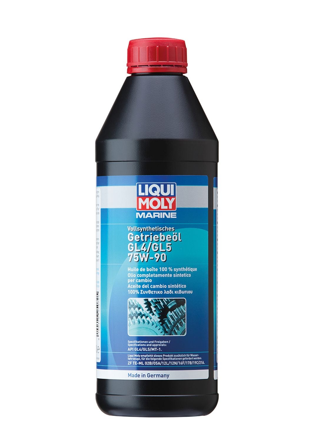 Liqui Moly Marine - Vollsynthetisches Getriebeöl GL4/GL5 75W-90 1L Liqui Moly Marine - Vollsynthetisches Getriebeöl GL4/GL5 75W-90 1L