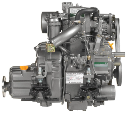 Yanmar 1GM10 Bootsmotor 9PS mit KM2P-1 Wendegetriebe Yanmar 1GM10 Bootsmotor 9PS mit KM2P-1 Wendegetriebe